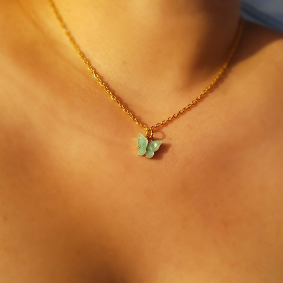 Jewelry - Blue Butterfly Necklace